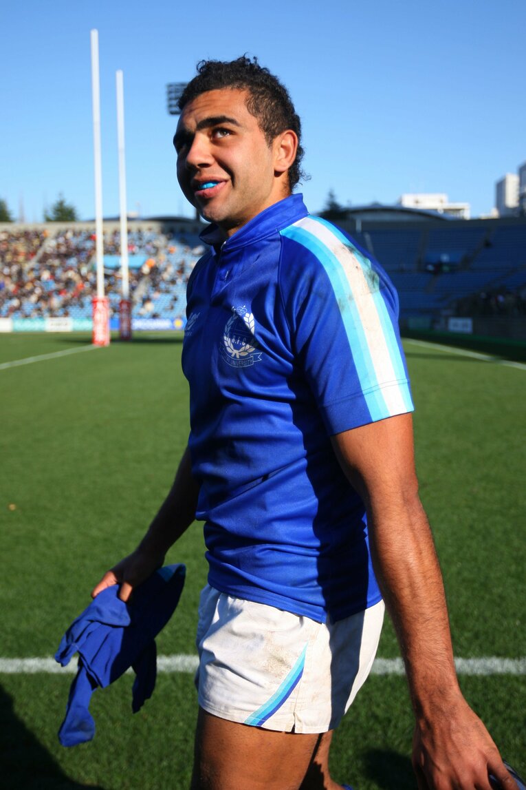 東海大学時代のリーチマイケル（当時20歳）　©︎AFLO SPORT