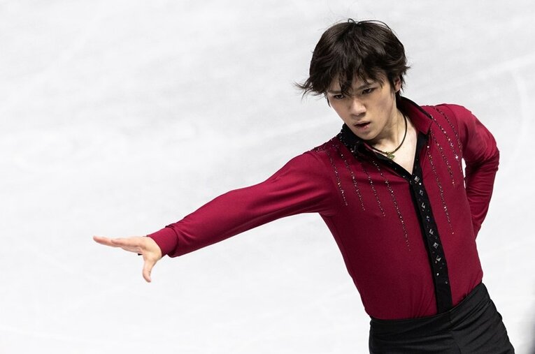 優勝を果たしたスケートカナダでの宇野昌磨の演技 ／ photograph by Getty Images