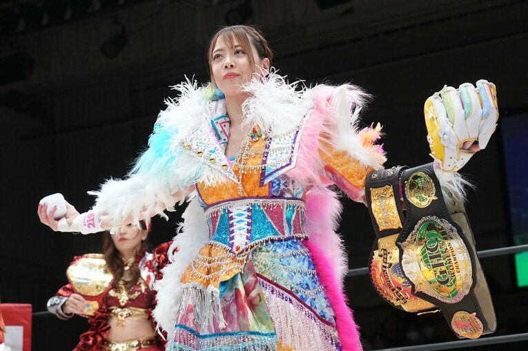 二冠王者の岩谷麻優　©Essei Hara