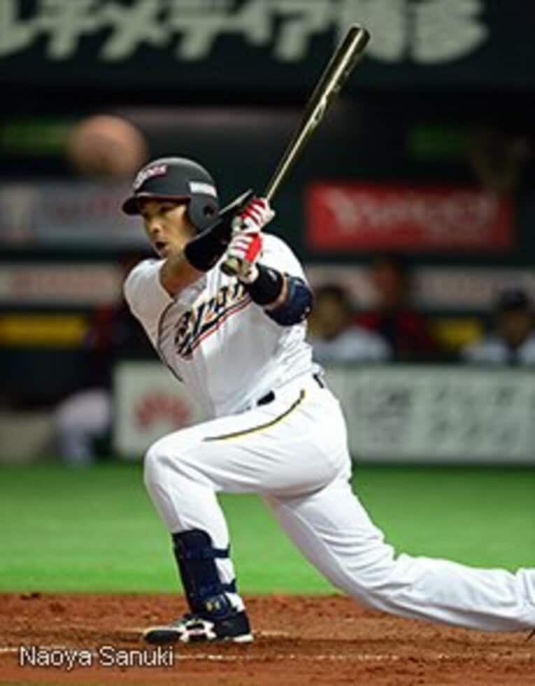 昨秋の日本代表vs.キューバ戦では無安打に終わった松田。本番での挽回なるか？