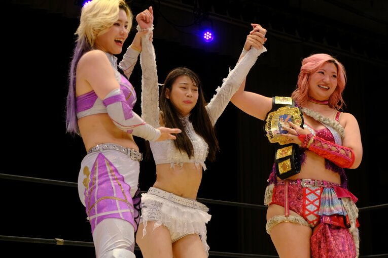高校3年生の女子プロレスラー・心希（しんの）【スワイプするとそのほかの写真もご覧になれます】©Norihiro Hashimoto