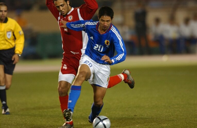 アテネ五輪最終予選時の平山　©Sports Graphic Number