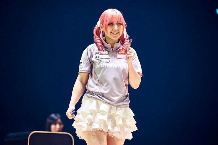 プロボウラー部門女子2位の岩見彩乃プロ　©Kayo Sekiguchi