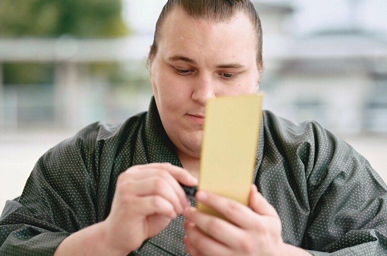 初土俵から所要14場所で史上最速の大関昇進を果たした安青錦（付出入門者を除く） ／ photograph by Daiki Watanabe