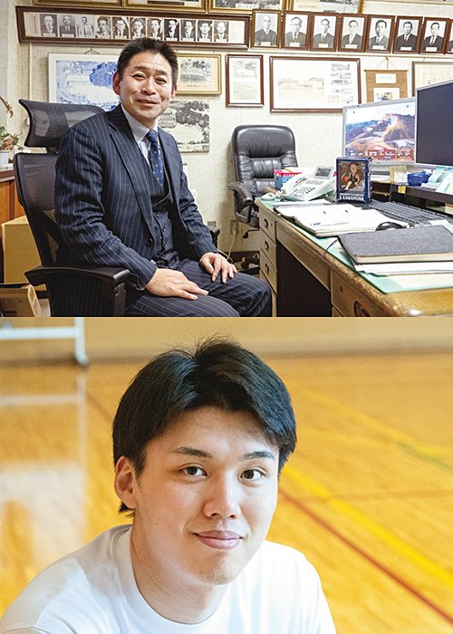 同学年の三谷桂司朗とミニバスのヘッドコーチだった森本敏史