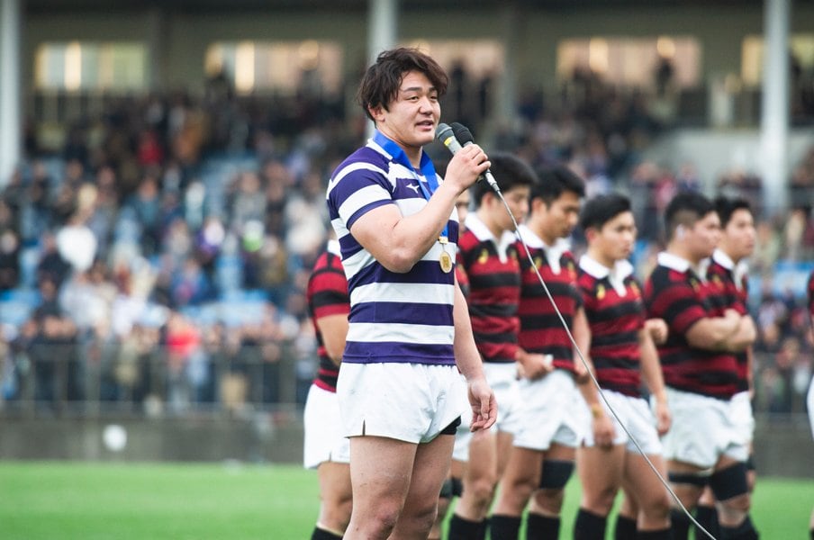 昨季も大活躍だった箸本。主将に就任し、開幕戦はナンバーエイトでプレー　©Yuki Suenaga