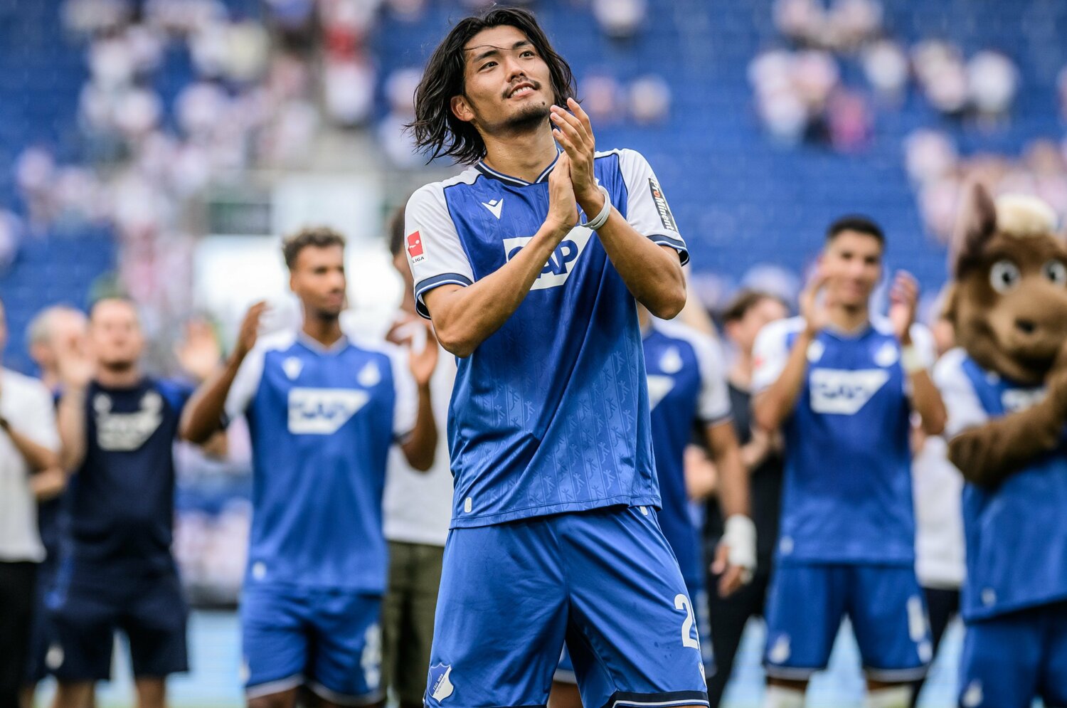 ホッフェンハイムで戦線復帰した町田　©BundesLiga