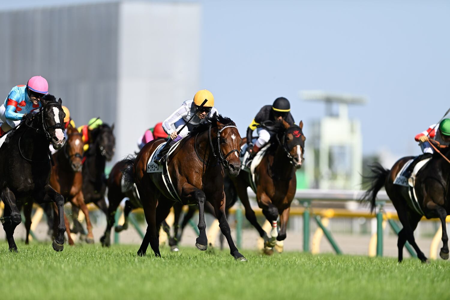 最後の直線では、武も驚くほどの爆発力を見せたドウデュース　©Keiji Ishikawa