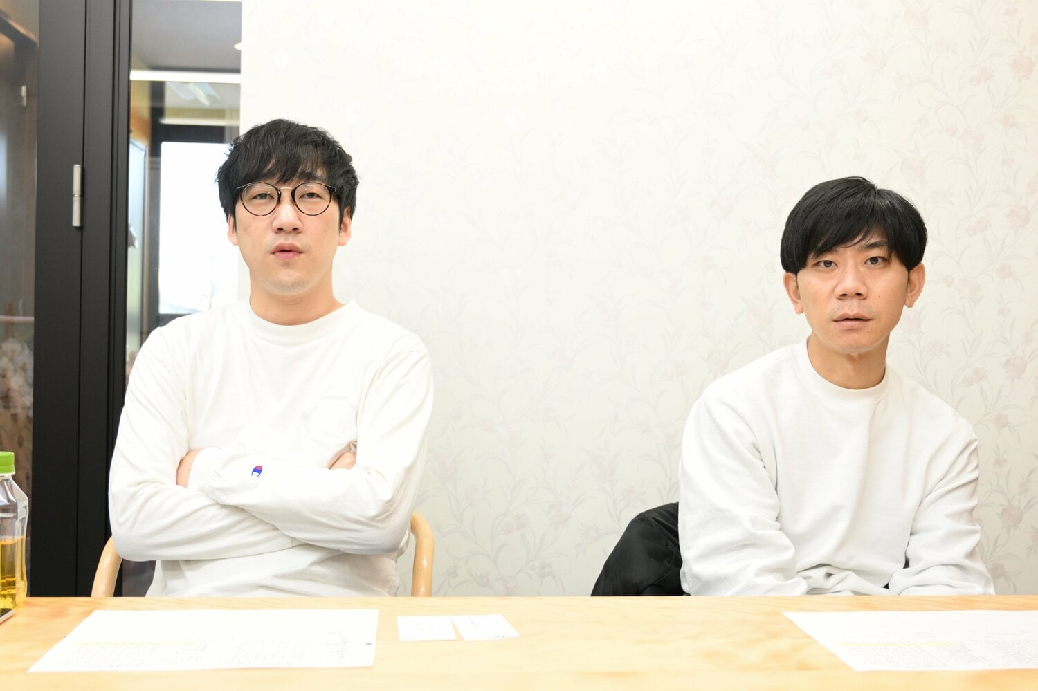 結成9年で初めてのM-1決勝だったキュウ。ぴろ(ボケ・ネタ作り担当、写真左)と清水誠(ツッコミ担当)。ウエストランドと同じタイタン所属