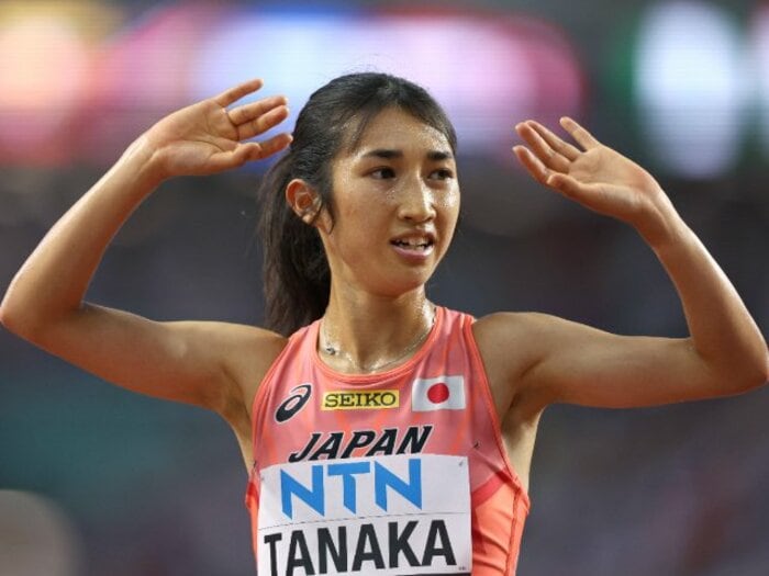 「私、希実のこと大好きなの」女王ハッサンが田中希実を大絶賛! 世界陸上5000mで日本記録更新に田中は「タイムとしては100点満点!」<Number Web> photograph by JIJI PRESS
