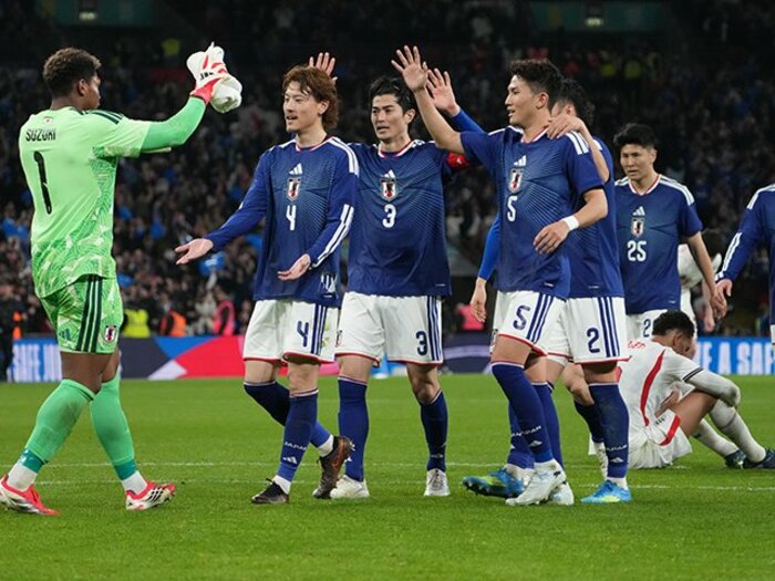 「有望だ！」日本代表“ブラジル英国撃破”にW杯開催国メキシコ要人がビックリ「成功へ3つのカギが」日中は酷暑40度超…GS2戦目の現地事情もズバリ＜Number Web＞ photograph by Masashi Hara/Getty Images