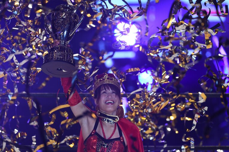 今年のスターダムのリーグ戦5★STAR GPで優勝した朱里