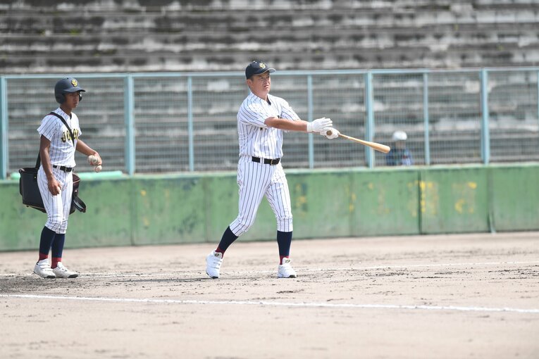 鳥取城北高・大林仁監督　©Kota Inoue