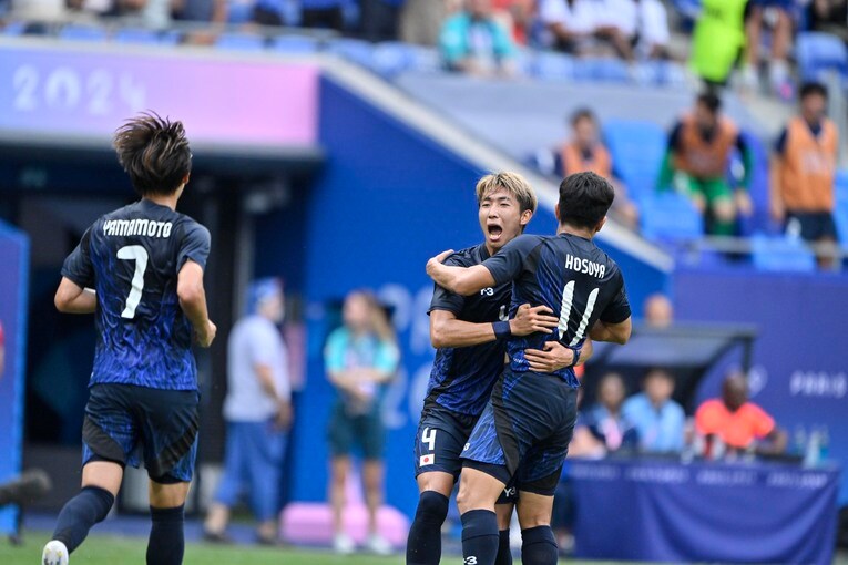 関根大輝が飛躍的に成長したと振り返るパリ五輪・スペイン戦　©Takuya Nakachi/JMPA