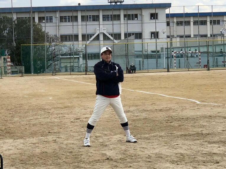 寝屋川高監督時代の達　©Takeshi Shimizu