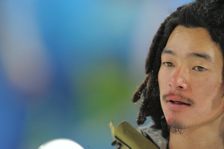 バンクーバー五輪の本番は不完全燃焼の演技で8位に終わった國母　©JMPA