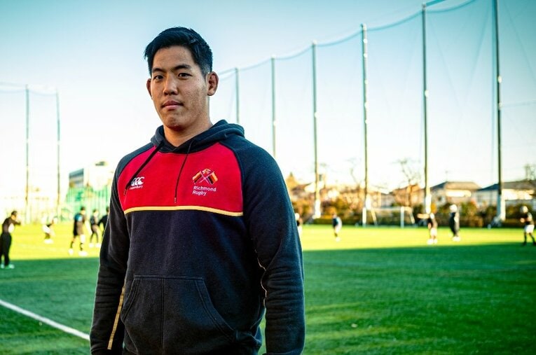 セブンズの日本代表としてワールドシリーズにも出場した丸尾崇真。オックスフォード大への進学を視野に入れながら、パリ五輪も目指す　©Takuya Sugiyama