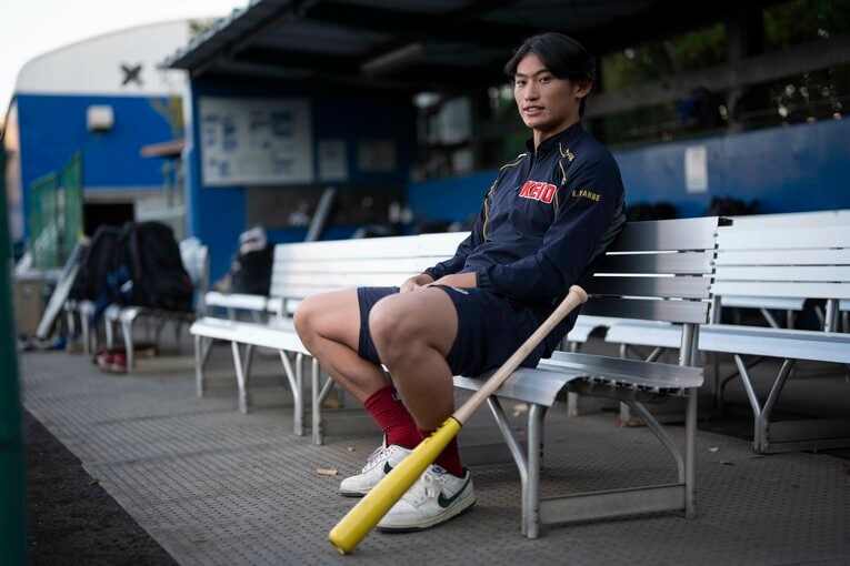 常松広太郎（慶應大野球部4年）　©Masaki Fujioka