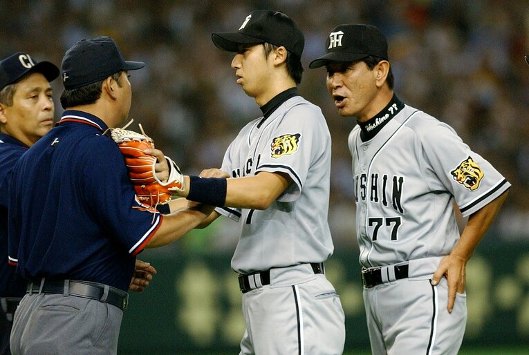 2002年の星野監督　©JIJI PRESS