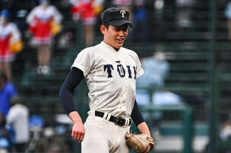 2022年の春のセンバツを大阪桐蔭のエースとして制した川原嗣貴。高3時のドラフトでは指名漏れとなり、社会人野球のHonda鈴鹿へ　©Nanae Suzuki