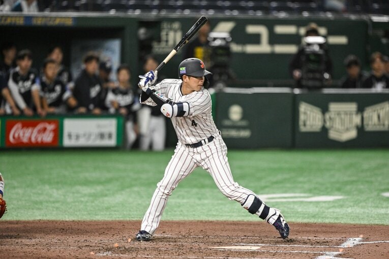 オリックスの守備の要・若月の韓国戦での活躍を見る　©Nanae Suzuki