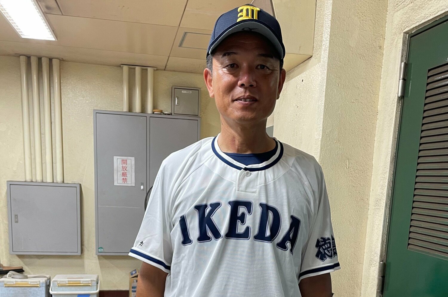 現在、池田野球部の監督を務める井上力。かの名将・蔦文也が甲子園を制した「最後の代」の一人だ ©NumberWeb