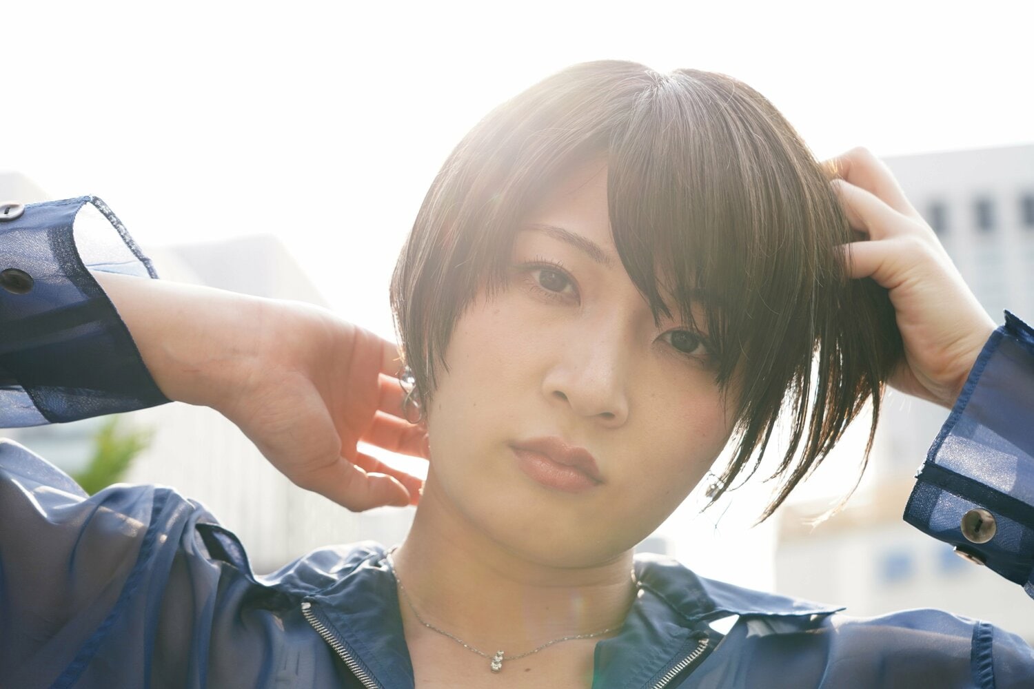 コズエンのなつぽい、中野たむとは「気楽な関係」だと明かす ©Essei Hara