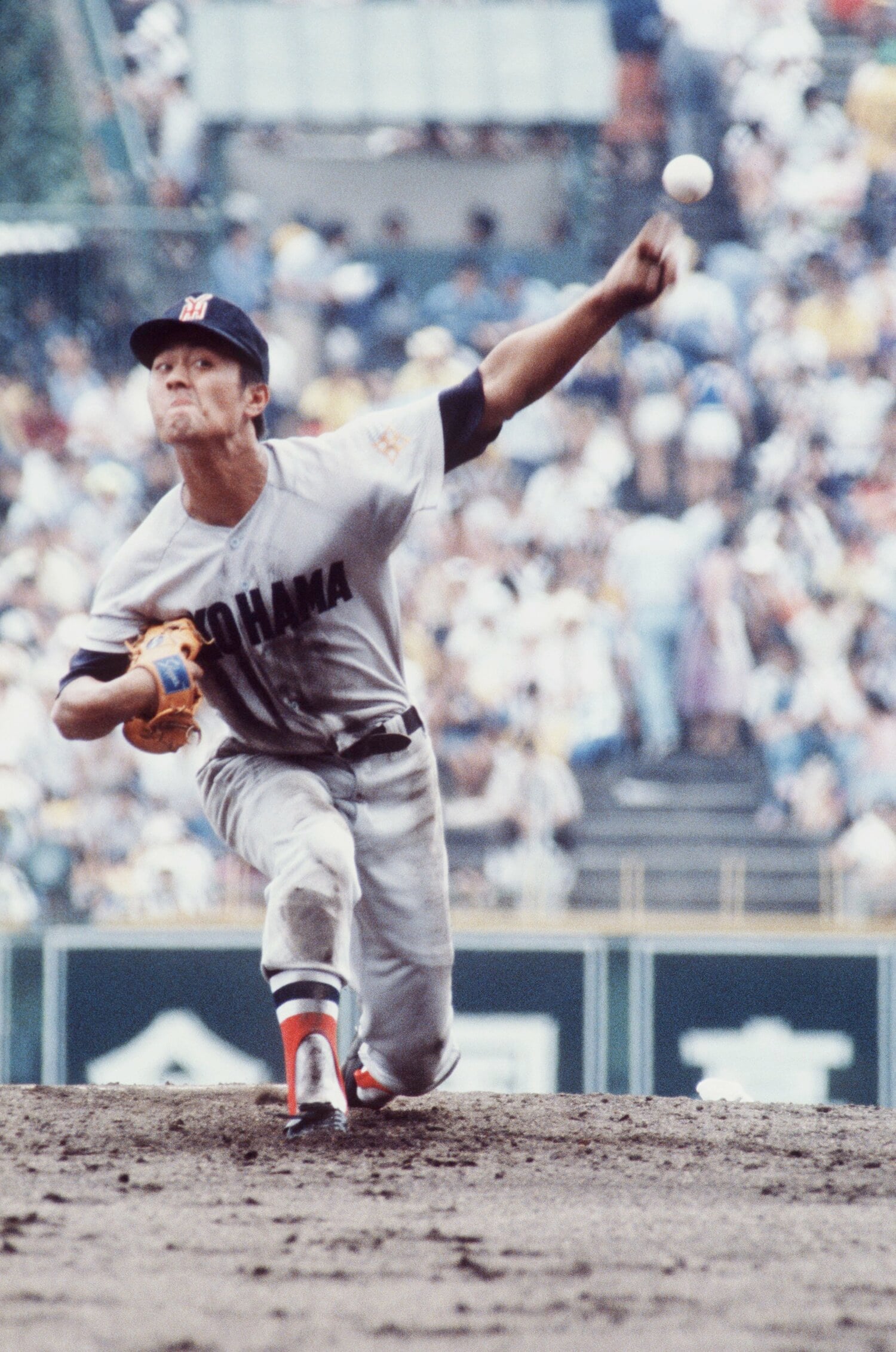 1980年夏の甲子園で優勝した愛甲猛　©JIJI PRESS