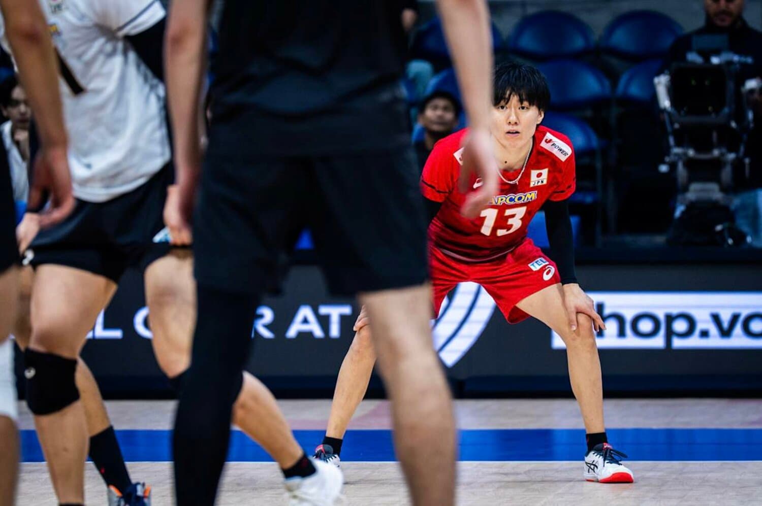 ディグで存在感を発揮したリベロ小川智大 ©︎Volleyball World