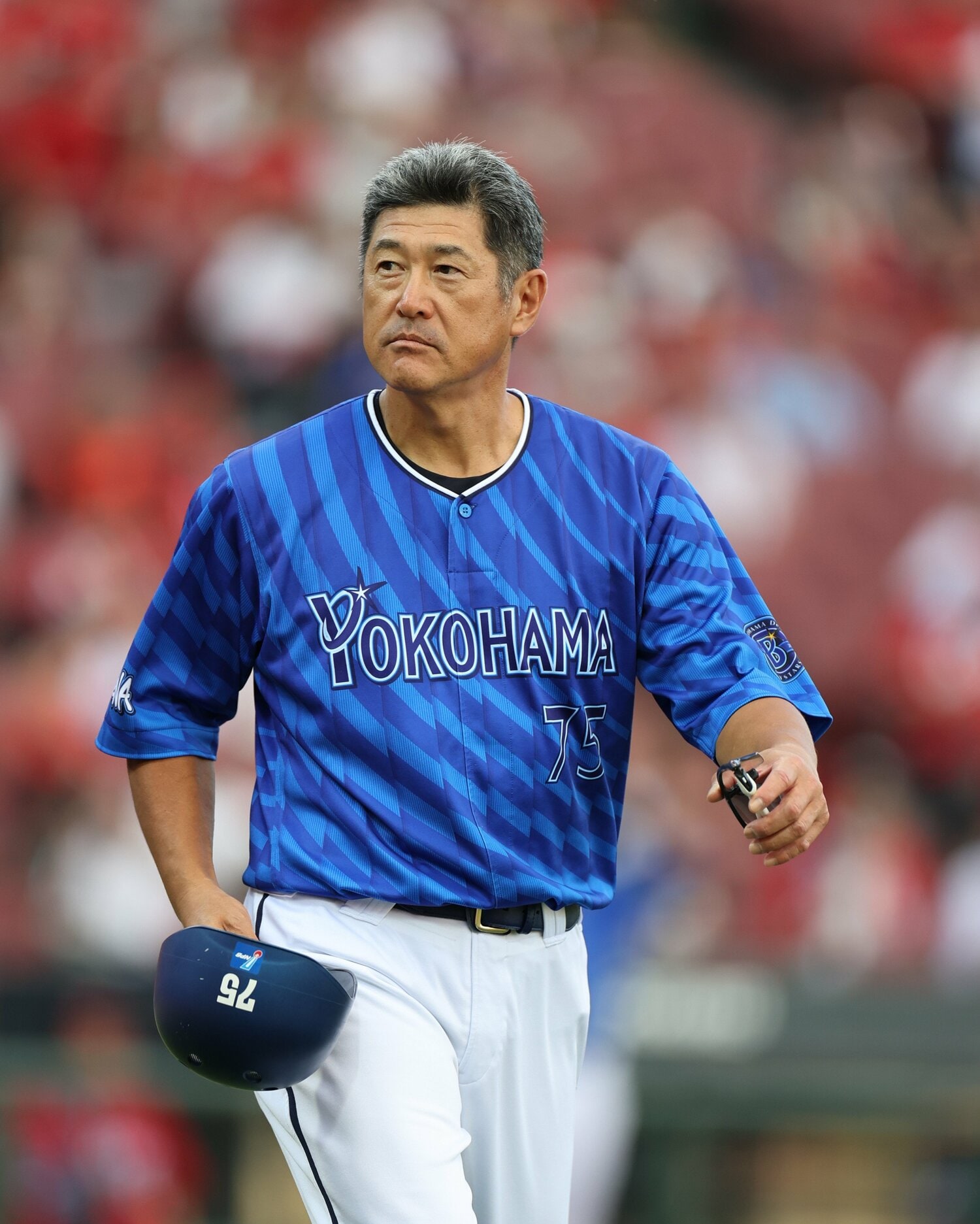 今シーズンまで古巣・横浜で手腕を発揮していた ©JIJI PRESS