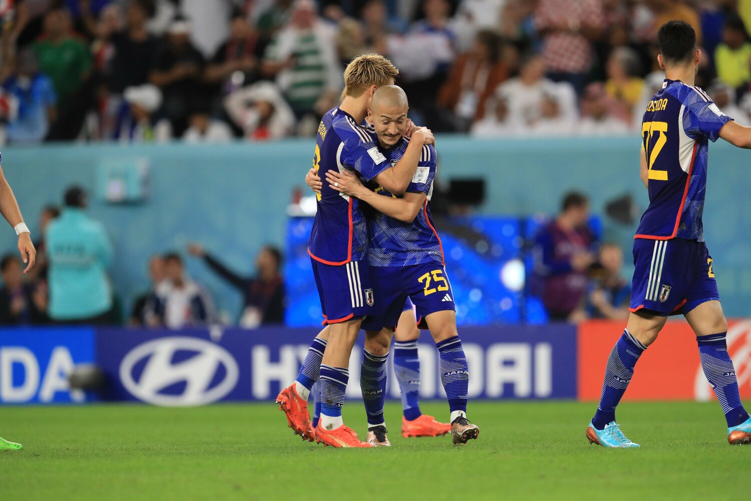 クロアチア戦では前田のゴールを演出する活躍を見せた　©Kazuo Fukuchi/JMPA