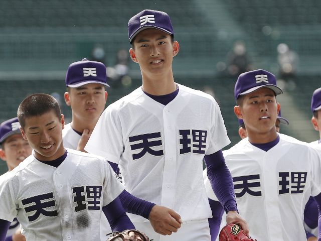 天理高校 達孝太着用 練習試合用ユニフォーム 高校野球 甲子園 奈良県 