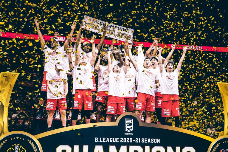 昨季のCS初優勝　©︎CHIBAJETS FUNABASHI/PHOTO:Keisuke Aoyagi