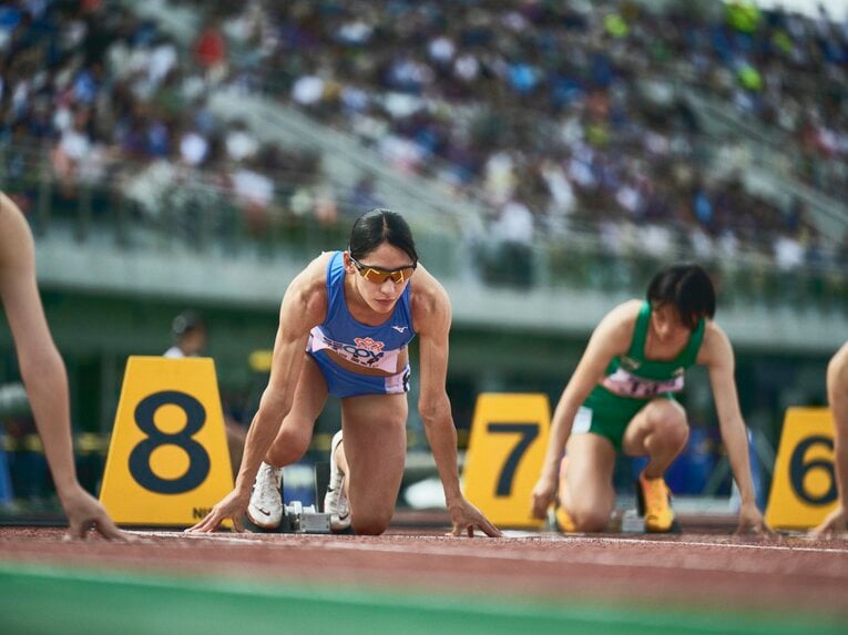 関東インカレでは専門外の200mでも追い風参考ながら好記録で優勝　©Yuki Suenaga