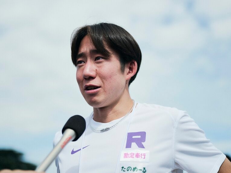 立教大の絶対エース・馬場は怪我で予選会を走れず。仲間がギリギリで勝ち取ってくれた本大会で実力を見せられるか　©Yuki Suenaga