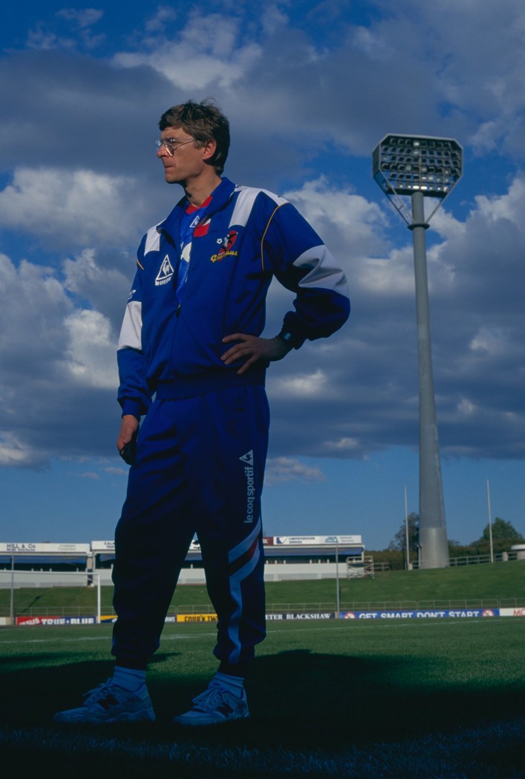 名古屋グランパス監督時代のアーセン・ベンゲル　©Naoya Sanuki