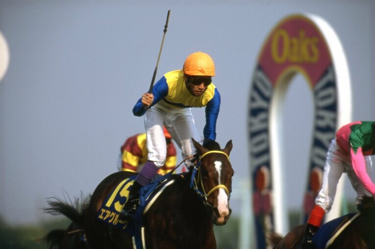 1996年オークス、エアグルーヴ　©Keiji Ishikawa
