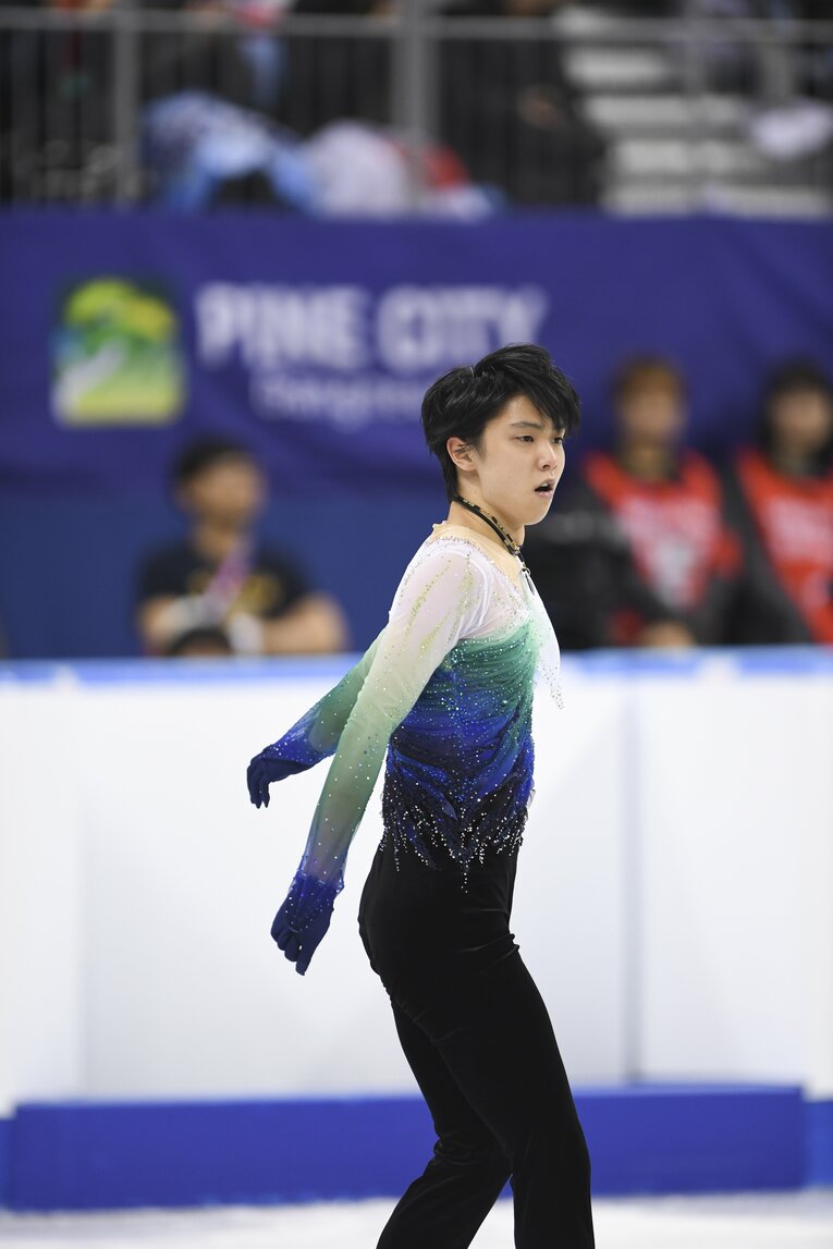 2017年2月、四大陸選手権のフリー　©Asami Enomoto