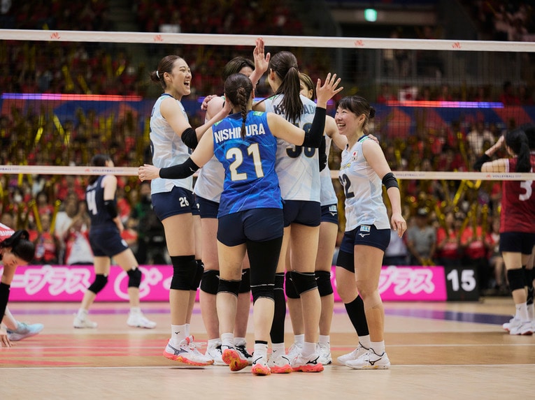 バレーボールネーションズリーグ 韓国戦　©︎Yuki Suenaga