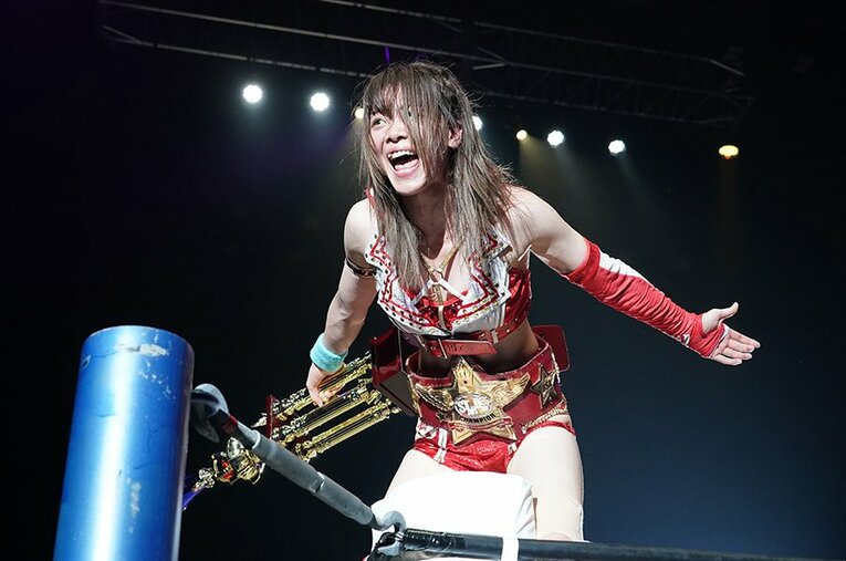 スターダム　岩谷麻優 ／ photograph by Getty Images