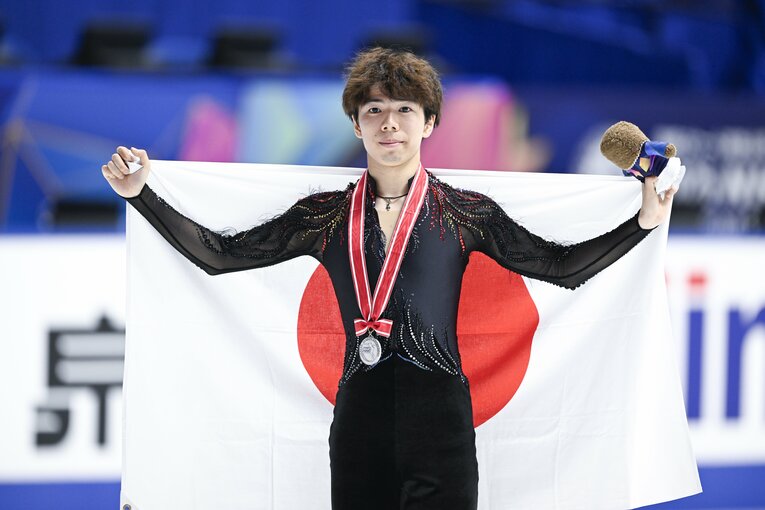 佐藤駿／NHK杯表彰式　©️Asami Enomoto