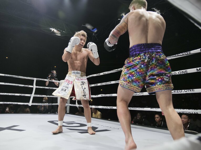 1年ぶりの復帰戦となったベイリー・サグデン戦　©ABEMA