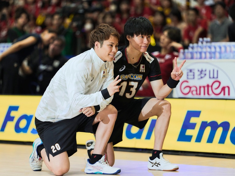 世界のリベロを見渡しても、ともにトップクラスの技術を誇る山本智大と小川智大　©︎Yuki Suenaga