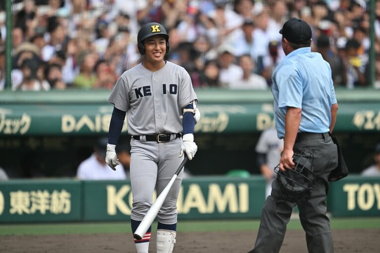 代打で出てきた清原も笑顔　©Hideki Sugiyama