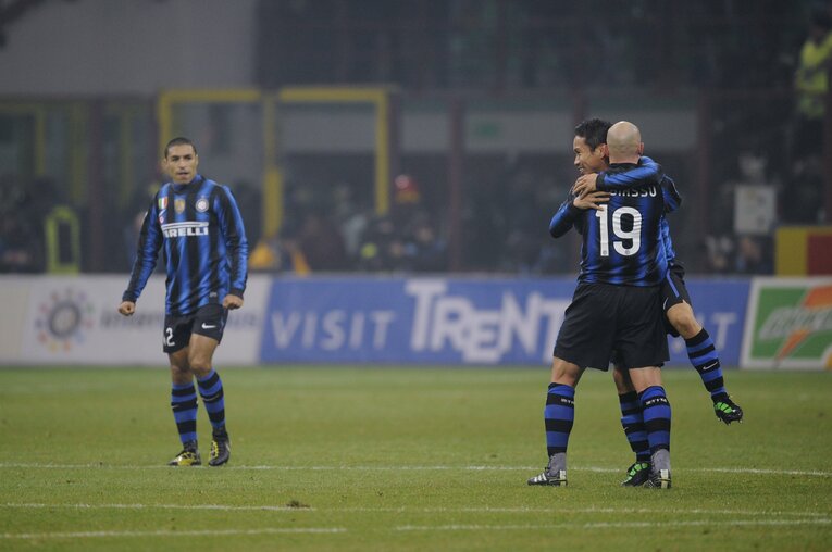 インテル時代の長友佑都（2011年）©Takuya Sugiyama