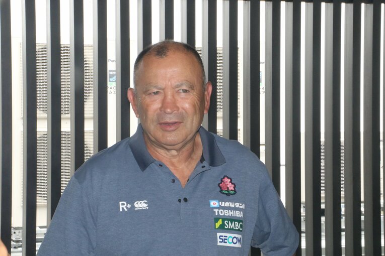 宮崎合宿でのエディーHC　©︎Nobuhiko Otomo