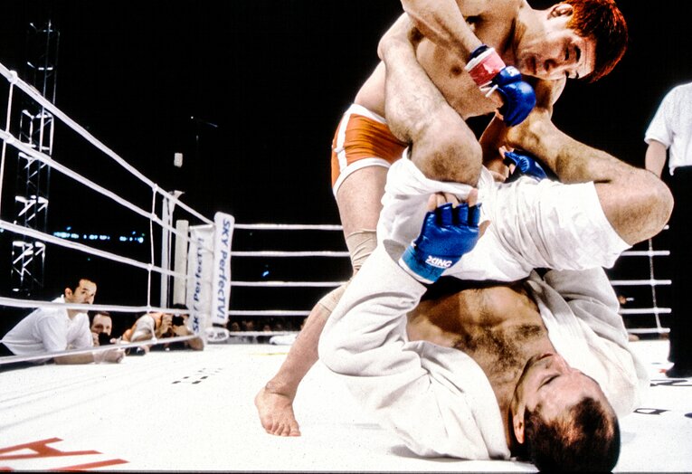 【アンケート2位】桜庭和志vs.ホイス・グレイシー（2000年）©Susumu Nagao