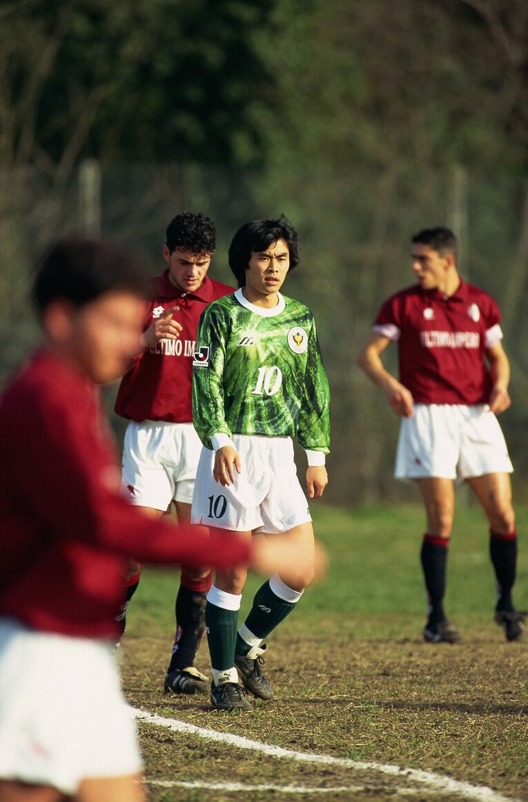 イタリアで行われたユースの大会でその実力を見せつけた財前　©︎AFLO