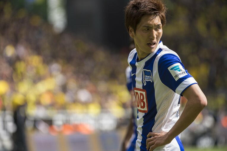 ヘルタ・ベルリン時代（2015年）　©︎Takuya Sugiyama