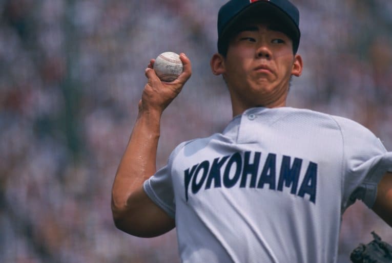 1998年、夏の甲子園決勝でノーヒットノーランを達成した松坂大輔　©Hideki Sugiyama